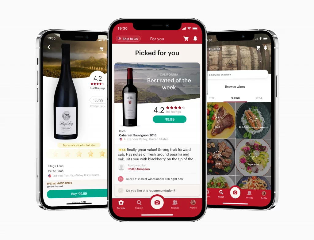 Vivino app