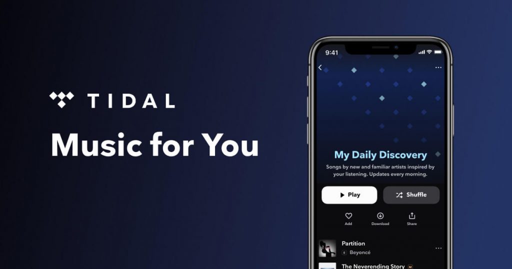 Tidal music app