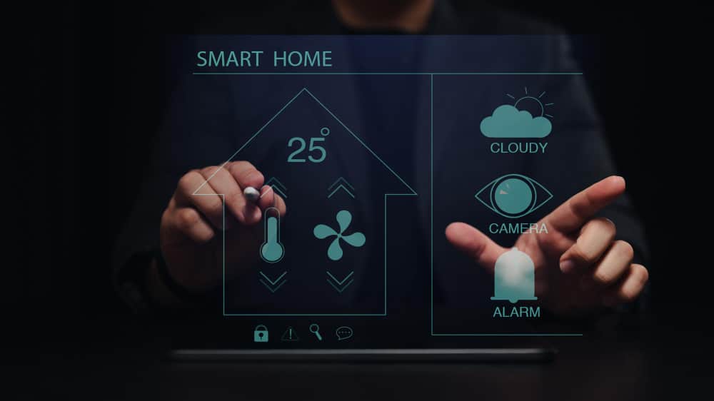 user-controlling-all-functions-virtual-screen-futuristic-interface-smart-home-automation-assistant